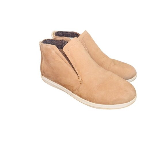 Olukai Hawai'iloa Manu Hope Womens Leather Slip-On Booties 6.5 Tan Cushioned - Picture 3 of 12